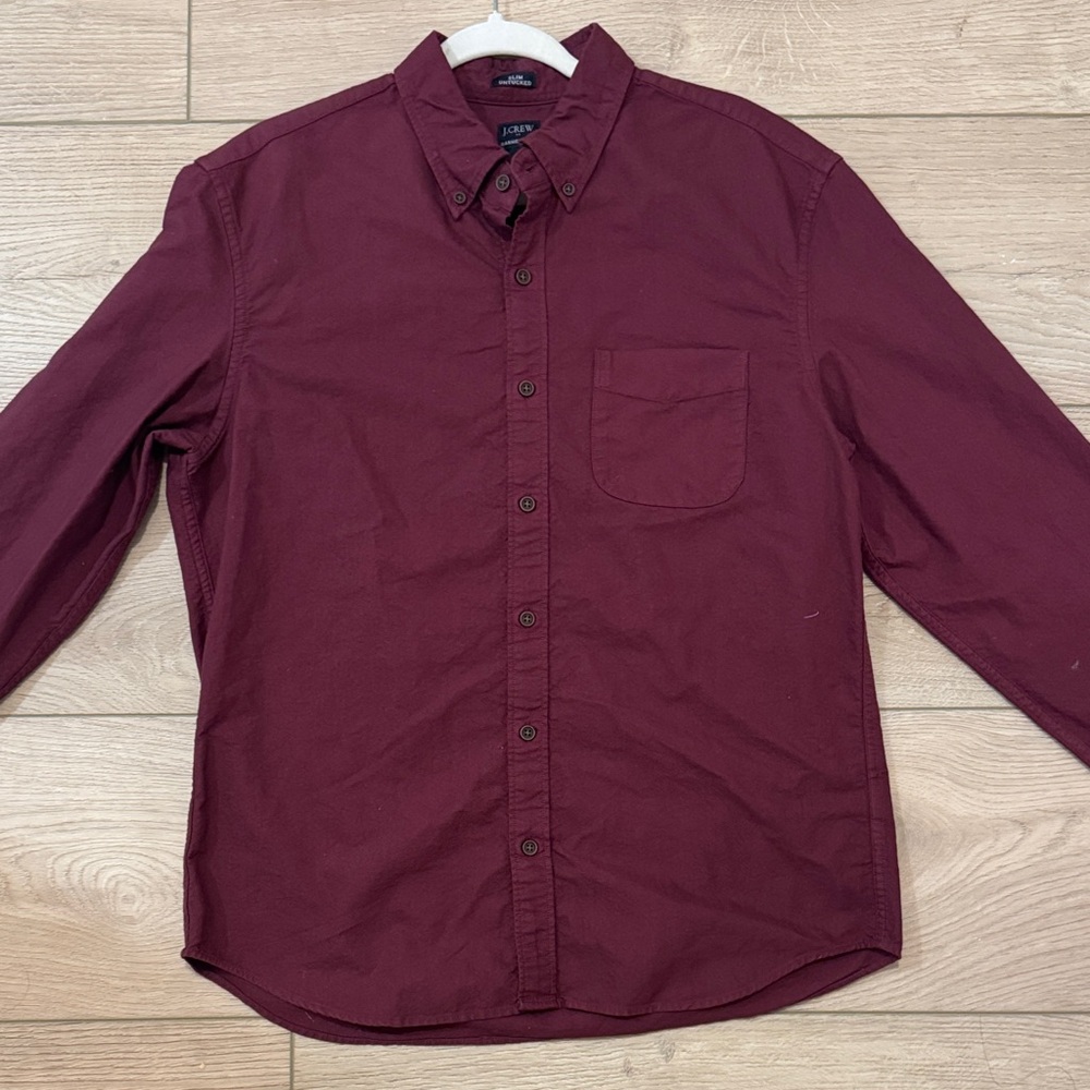 J.Crew Slim Untucked Garment-Dyed Shirt